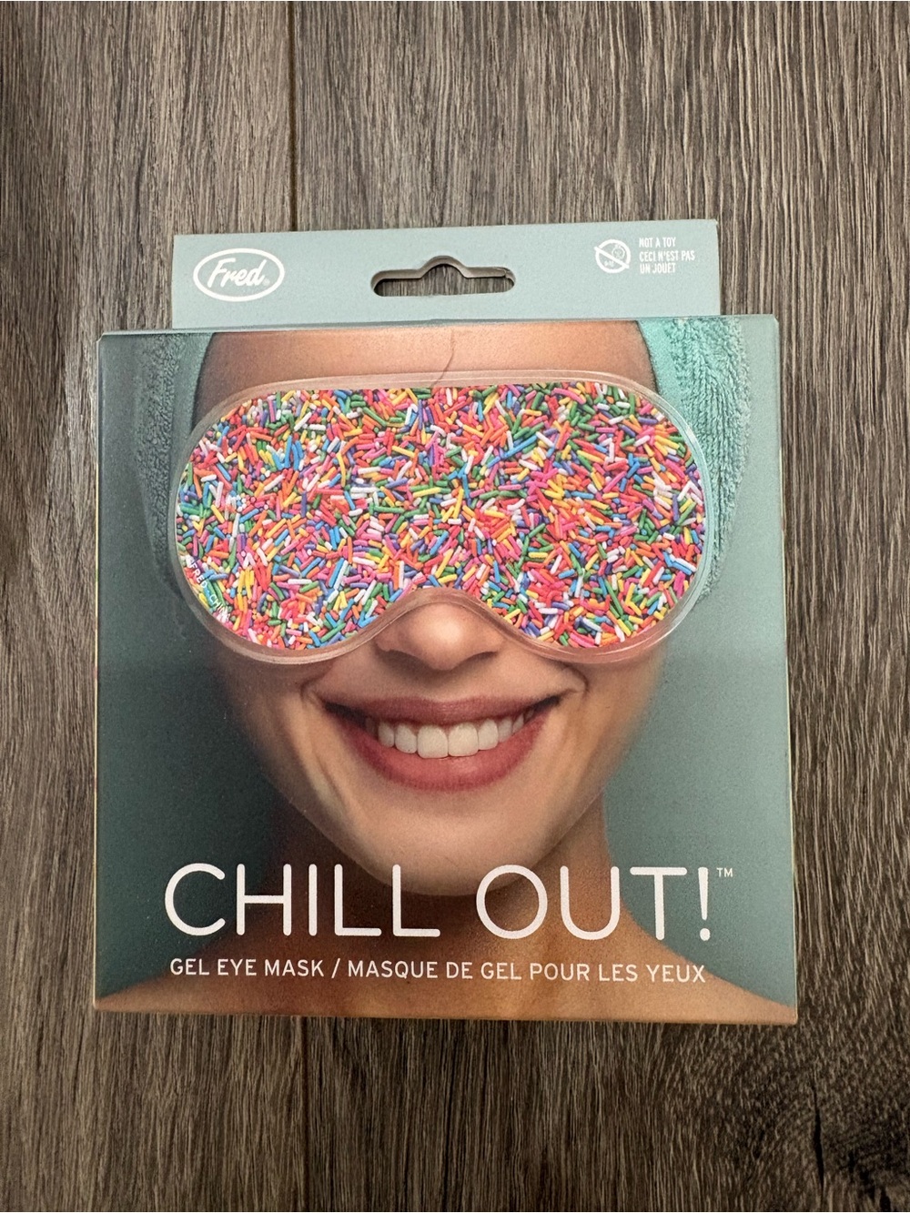 Gel Eye Mask - Sprinkles Pattern
